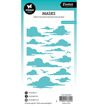 SL-ES-MASK340 - StudioLight - Cloud Background Essentials nr.340 - Ciel, paysage, horizon - Detail 2