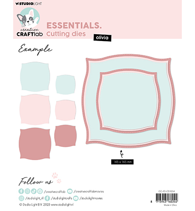 CCL-ES-CD1004 - CraftLab - Olivia Essentials nr.1004 - Cadre / border - Detail 1