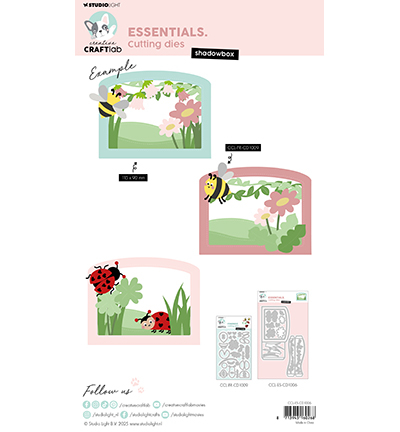 CCL-ES-CD1006 - CraftLab - Shadowbox Essentials nr.1006 - Fond - Detail 2