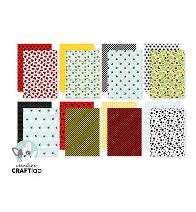 CCL-FR-DPP317 - CraftLab - Designer Paper Pad Bee-lightful Friendz nr.317 - Paperpad - Detail 2
