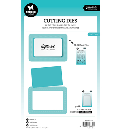 SL-ES-CD1001 - StudioLight - Gift card blister die Essentials nr.1001 - Cardshape - Detail 2