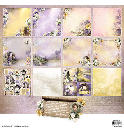 JMA-GB-DPP321 - Jenine's - Designer Paper Pad Double-sided scrapbooking Growing & Blooming nr.321 - Designer Paper Pad - Detail 3