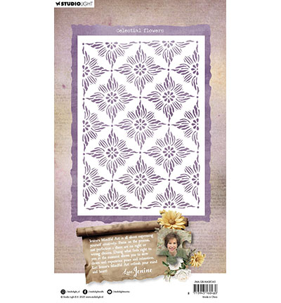 JMA-GB-MASK343 - Jenine's - Celestial flowers Growing & Blooming nr.343 - Fleurs - Detail 2