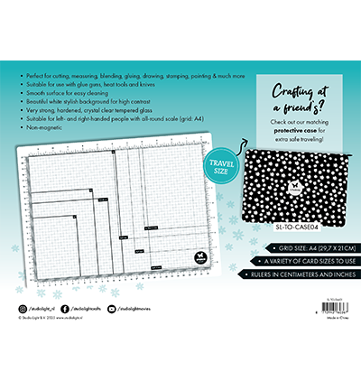 SL-TO-GM01 - StudioLight - Glass Mat A4, non-magnetic Essentials nr.01 - Non Magnetic Glass Mat - Detail 3