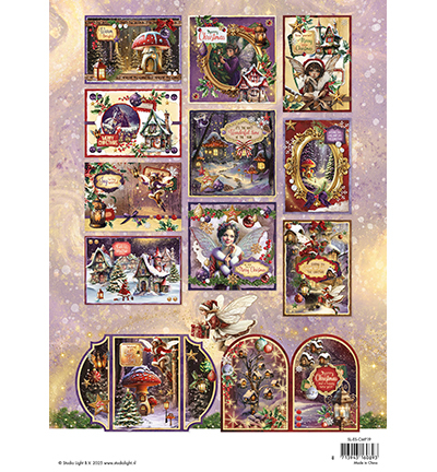 SL-ES-CMP19 - StudioLight - Card Making Pad Fairy Christmas Essentials nr.19 - Card Making Pad - Detail 1 SL-ES-CMP19 - StudioLight - Card Making Pad Fairy Christmas Essentials nr.19 - Card Making Pad - Detail 1