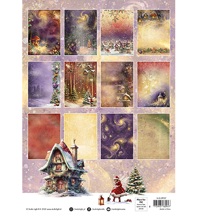 SL-ES-DPP337 - StudioLight - Designer Paper Pad Fairy Christmas Essentials nr.337 - Design Paper Pad - Detail 4 SL-ES-DPP337 - StudioLight - Designer Paper Pad Fairy Christmas Essentials nr.337 - Design Paper Pad - Detail 4