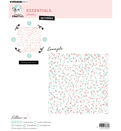 CCL-ES-MASK369 - CraftLab - Sprinkles Essentials nr.369 - Sprinkles - Detail 1