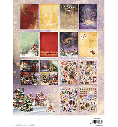 SL-ES-DCPP344 - StudioLight - Fairy Christmas Essentials nr.344 - Die-Cut Paper Pad - Detail 3