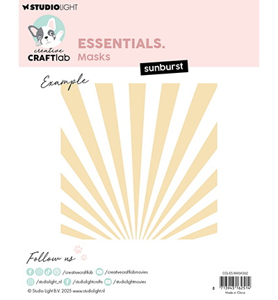 CCL-ES-MASK362 - CraftLab - Sunburst Essentials nr.362 - Ciel, paysage, horizon - Detail 3