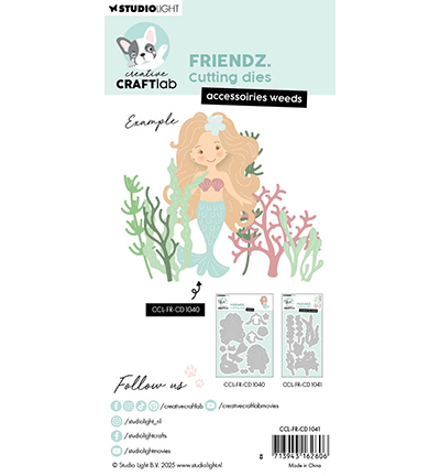 CCL-FR-CD1041 - CraftLab - Accessoiries weeds Friendz nr.1041 - Mer / plage - Detail 2