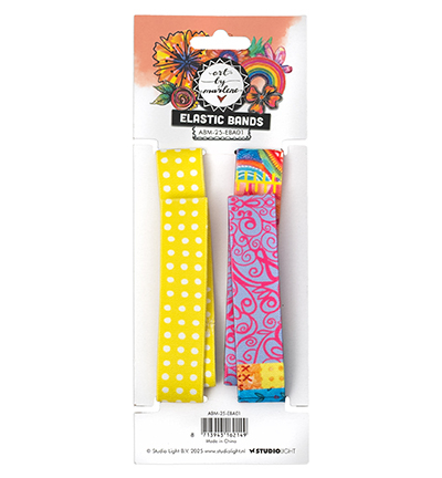 ABM-25-EBA01 - Art by Marlene - Elastic Journal bands For the perfect size journal Art by Marlene nr.01 - Elastic Journals bands - Detail 1