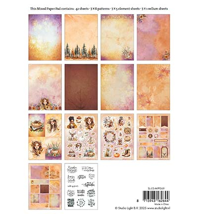 SL-ES-MPP369 - StudioLight - Autumn Essentials nr. 369 - Mixed Paper Pad - Detail 4