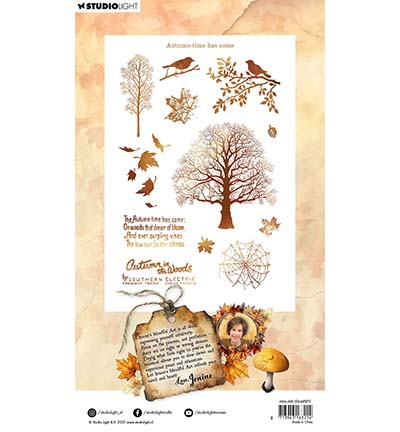 JMA-AW-STAMP875 - Jenine's - Autumn-time has come Autumn In The Woods nr. 875 - Automne, Halloween - Detail 4