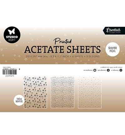 SL-ES-ACS17 - StudioLight - Snowflakes Silver Essentials nr. 17 - Acetate sheets - Detail 6 SL-ES-ACS17 - StudioLight - Snowflakes Silver Essentials nr. 17 - Acetate sheets - Detail 6
