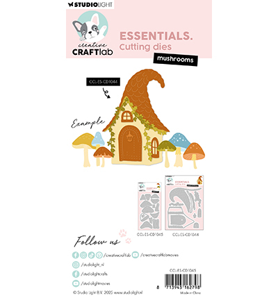 CCL-ES-CD1045 - CraftLab - Mushrooms Essentials nr. 1045 - Automne, Halloween - Detail 2
