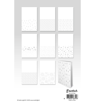 SL-ES-PP384 - StudioLight - Silver patterns Essentials nr. 384 - Paper Pad Foil - Detail 3