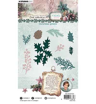 JMA-CB-CD1061 - Jenine's - Christmas greens Christmas Blush nr. 1061 - Noël, hiver - Detail 4