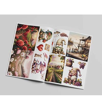 CCOBOEK-002 - Creative CutOuts - Cozy Gnomes Boek - Cozy Gnomes - Detail 1 CCOBOEK-002 - Creative CutOuts - Cozy Gnomes Boek - Cozy Gnomes - Detail 1