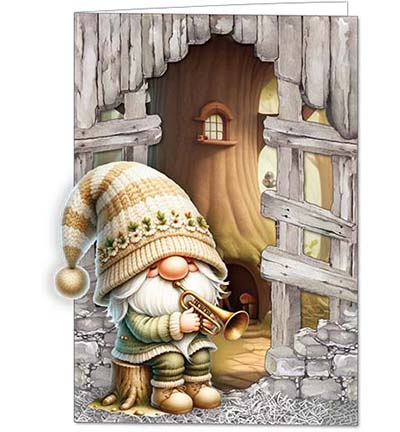 RE2530-0184 - Creative CutOuts - Gnome Adventures 01 - Cozy Gnomes - Detail 4