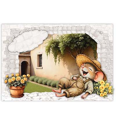 RE2530-0185 - Creative CutOuts - Mice Paradise 01 - Sweet Little Mice - Detail 2 RE2530-0185 - Creative CutOuts - Mice Paradise 01 - Sweet Little Mice - Detail 2