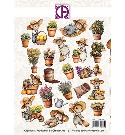 RE2530-0185 - Creative CutOuts - Mice Paradise 01 - Sweet Little Mice - Detail 4 RE2530-0185 - Creative CutOuts - Mice Paradise 01 - Sweet Little Mice - Detail 4