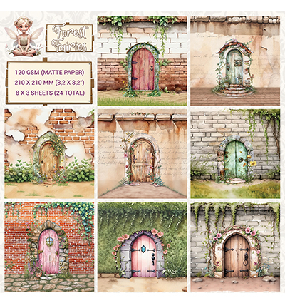 CCOA-FAIRY-01 - Creative CutOuts - Deuren Forest Fairies - Forest Fairies - Detail 2