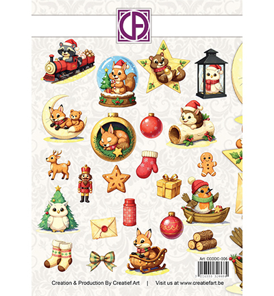 CCODC-006 - Creative CutOuts - Christmas Animals - Christmas Animals - Detail 1