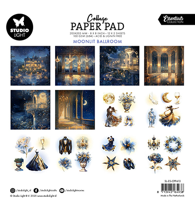 SL-ES-CPP410 - StudioLight - Moonlit Ballroom Essentials nr. 410 - Collage Paper Pad - Detail 2