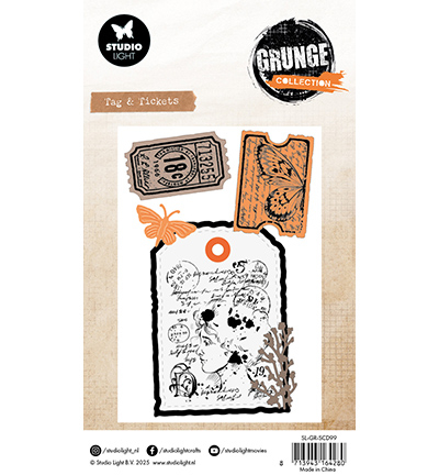 SL-GR-SCD99 - StudioLight - Tag & Tickets Grunge Collection nr. 99 -  - Detail 7