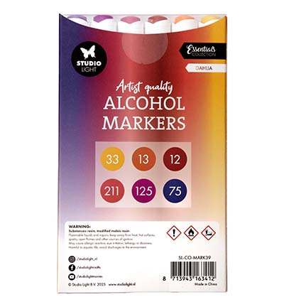 SL-CO-MARK39 - StudioLight - Alcohol Markers Dahlia Essentials nr. 39 - Alcohol markers Studio Light - Detail 3 SL-CO-MARK39 - StudioLight - Alcohol Markers Dahlia Essentials nr. 39 - Alcohol markers Studio Light - Detail 3