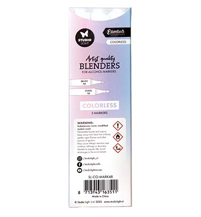 SL-CO-MARK48 - StudioLight - Alcohol Markers Colorless Blenders Essentials nr. 48 - Alcohol markers Studio Light - Detail 3 SL-CO-MARK48 - StudioLight - Alcohol Markers Colorless Blenders Essentials nr. 48 - Alcohol markers Studio Light - Detail 3