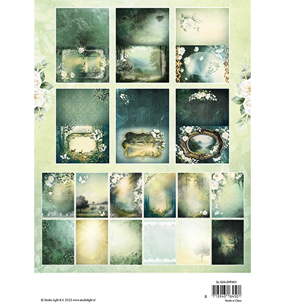 SL-QM-DPP401 - StudioLight - Cards & backgrounds Quiet Morning nr. 401 - Design Paper Pad - Detail 4
