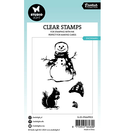 SL-ES-STAMP903 - StudioLight - Snowman Essentials nr. 903 - Noël, hiver - Detail 3