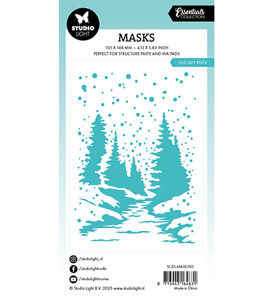 SL-ES-MASK380 - StudioLight - Snowy river Essentials nr. 380 - Noël, hiver - Detail 3