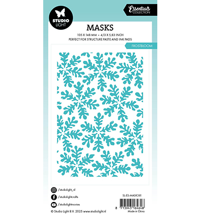 SL-ES-MASK381 - StudioLight - Frostbloom Essentials nr. 381 - Noël, hiver - Detail 1
