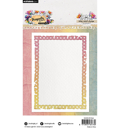 HE-DD-CD1064 - Hazel Eaton - Note card shape Dragonfly Dreams nr. 1064 - Cardshape - Detail 3