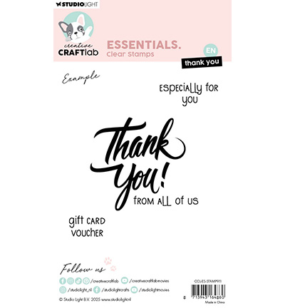 CCL-ES-STAMP911 - CraftLab - Thank you Essentials nr. 911 - Textes - Detail 2