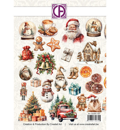 CCODC-007 - Creative CutOuts - Stansplaatjes, All About Christmas 01 - All About Christmas - Detail 1