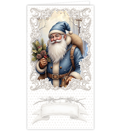 RE2530-0189 - Creative CutOuts - Kaartenpakket, Vintage Santa Claus - All About Christmas - Detail 1