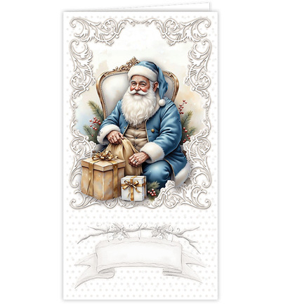 RE2530-0189 - Creative CutOuts - Kaartenpakket, Vintage Santa Claus - All About Christmas - Detail 3