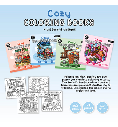 SL-ES-CB02 - StudioLight - Coloring Book Cozy, Essentials nr.02 - Cozy Coloring Books - Detail 2