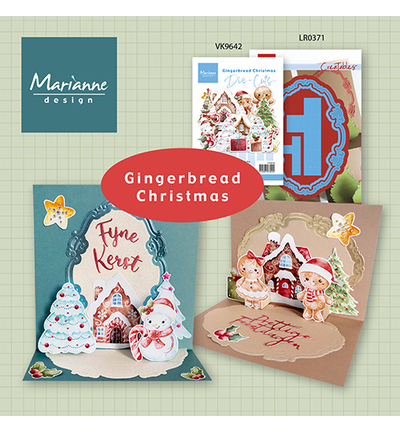 VK9642 - Marianne Design - Die cuts - Gingerbread Christmas - Die Cuts - Detail 1