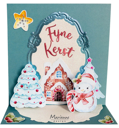 VK9642 - Marianne Design - Die cuts - Gingerbread Christmas - Die Cuts - Detail 2