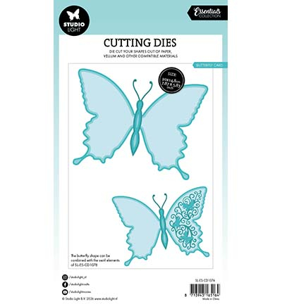 SL-ES-CD1074 - StudioLight - Butterfly cardshape Essentials nr. 1074 - Cardshape - Detail 2