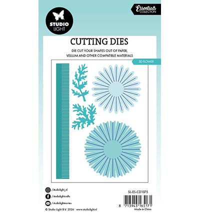 SL-ES-CD1075 - StudioLight - 3D Flowers Essentials nr. 1075 - Fleurs - Detail 1