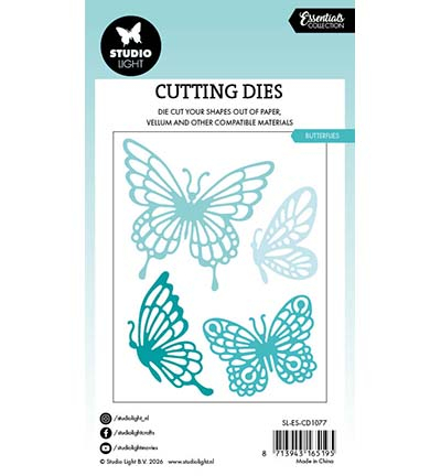 SL-ES-CD1077 - StudioLight - Butterflies Essentials nr. 1077 - Papillons, insectes - Detail 3