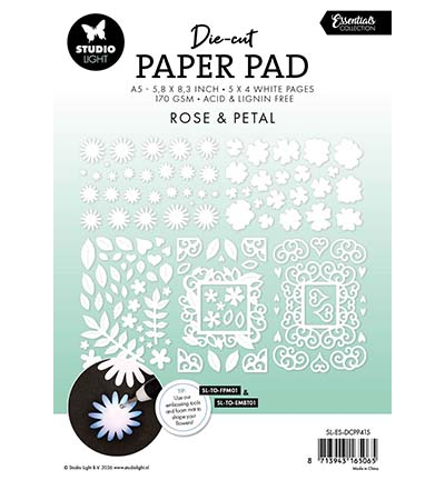 SL-ES-DCPP415 - StudioLight - Rose & Petal Essentials nr. 415 - Die-Cut Paper Pad - Detail 3