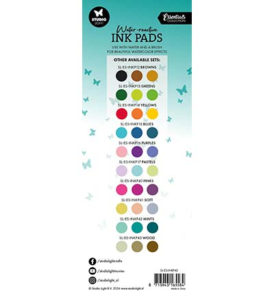 SL-ES-INKP42 - StudioLight - Ink Pads Mints Essentials nr. 42 - Water-reactive Ink - Detail 1