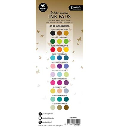 SL-ES-INKP43 - StudioLight - Ink Pads Wood Essentials nr. 43 - Water-reactive Ink - Detail 1