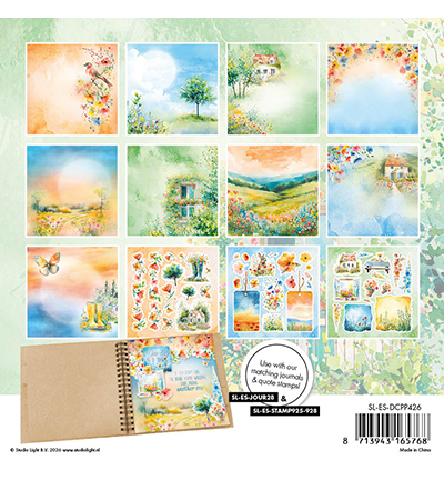 SL-ES-DCPP426 - StudioLight - Summer Meadow Essentials nr. 426 - Die-Cut Paper Pad - Detail 1